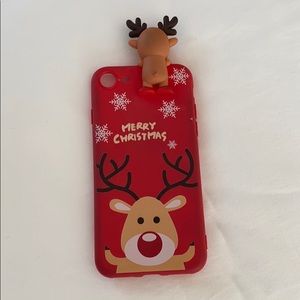 Christmas iPhone 7 reindeer case